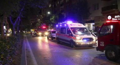 Uşak'ta evde çıkan yangında yaşlı kadın dumandan etkilendi