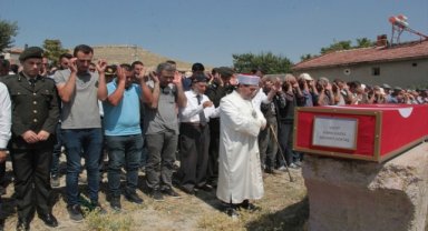 Afyonkarahisar'da Kıbrıs gazisi son yolculuğuna uğurlandı