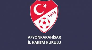 AFYONKARAHİSAR KLASMAN HAKEM VE GÖZLEMCİLERİ AÇIKLANDI.