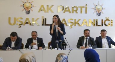 AK Parti Genel Başkan Yardımcısı Karaaslan Uşak'ta partililerle bir araya geldi:
