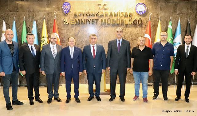 ATSO HEYETİ, İL EMNİYET MÜDÜRÜ AY’A “HAYIRLI OLSUN” ZİYARETİNDE BULUNDU