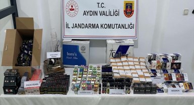 Aydın'da kaçak sigara operasyonunda 2 kişi yakalandı
