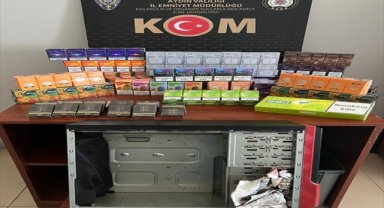 Aydın'daki kaçak sigara operasyonunda 2 kişi yakalandı