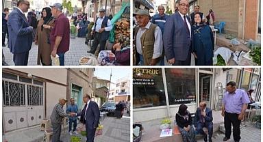 BAŞKAN DR. MUSTAFA ÇÖL İLÇEMİZDEKİ PAZARLARI ZİYARET ETTİ