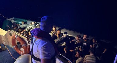 Bodrum açıklarında 31 düzensiz göçmen yakalandı