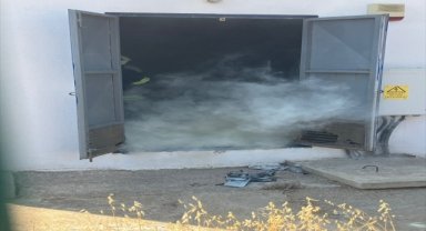 Bodrum'da trafoda çıkan yangın söndürüldü