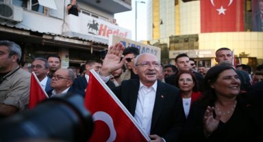 CHP Genel Başkanı Kılıçdaroğlu, Aydın'da kortej yürüyüşüne katıldı