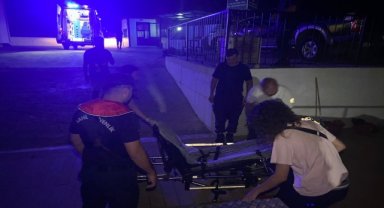 Dalaman açıklarında yaralanan kişiye tıbbi tahliye