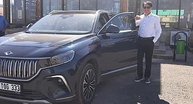 Dinar İlçe Emniyet Müdürü TOGG'un Test Sürüşünü Gerçekleştirdi
