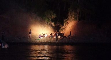 Fethiye'de adada 9 düzensiz göçmen yakalandı