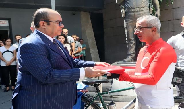 Kahraman polis Fethi Sekin anısına İzmir'den Elazığ'a pedal çevirecek