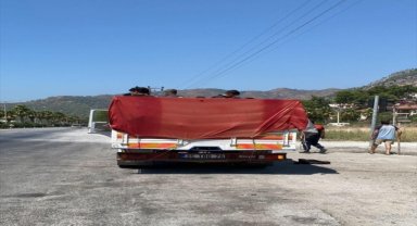 Muğla'da kamyonet kasasında 22 düzensiz göçmen yakalandı