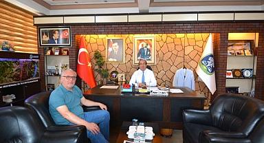 MUSTAFA ÖZPINAR, BAŞKAN DR. MUSTAFA ÇÖL’Ü ZİYARET ETTİ