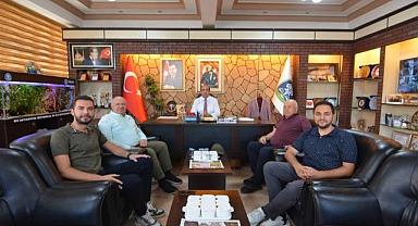 SANPA YÖNETİM KURULUNDAN BAŞKAN DR. MUSTAFA ÇÖL’E ZİYARET