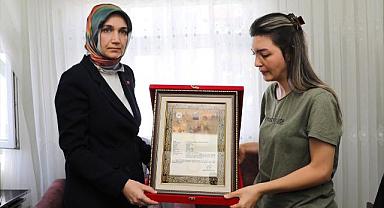 Şehit Tatlı'nın ailesine şehadet belgesi takdim edildi