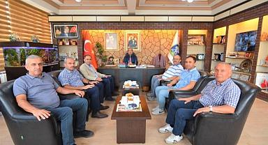 TES-İŞ SENDİKASINDAN BAŞKAN DR. MUSTAFA ÇÖL’E ZİYARET