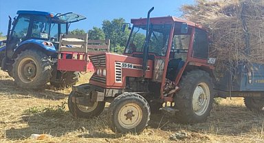 Uşak'ta iki traktör arasında kalan kişi hayatını kaybetti