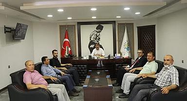 Yeni gelen Müftüden Başkana Ziyaret