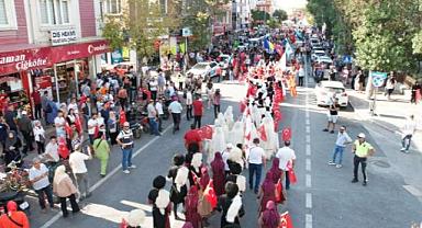 ZAFER HALK YÜRÜYÜŞÜ COŞKUYLA YAPILDI