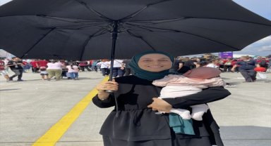 50 günlük bebeğiyle TEKNOFEST heyecanına ortak oldu
