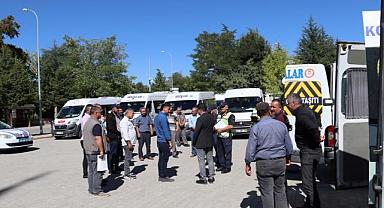 Afyonkarahisar'da öğrenci servis araçları denetlendi
