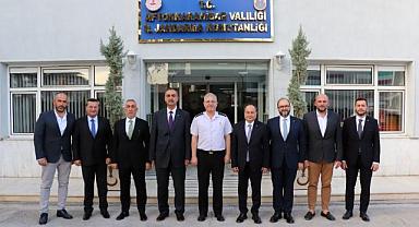 ATSO HEYETİ, İKMAL VE GARNİZON KOMUTANI TUĞGENERAL YÖNER’İ ZİYARET ETTİ
