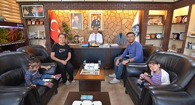 AZRA BEBEK’TEN BAŞKAN DR. MUSTAFA ÇÖL’E ZİYARET