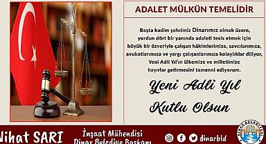 Belediye Başkanı Nihat Sarı'dan Adli Yıl'ın Başlangıcı Mesajı