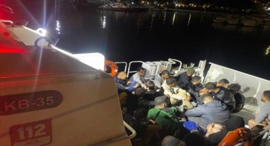 Bodrum'da 25 düzensiz göçmen yakalandı, 26 göçmen kurtarıldı