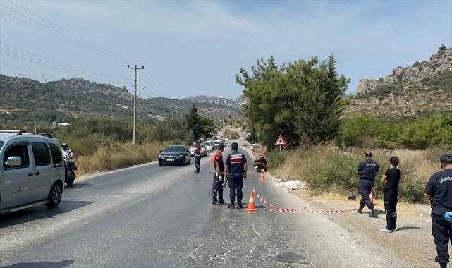 Bodrum'da ciple çarpışan motosikletin sürücüsü muhtar öldü