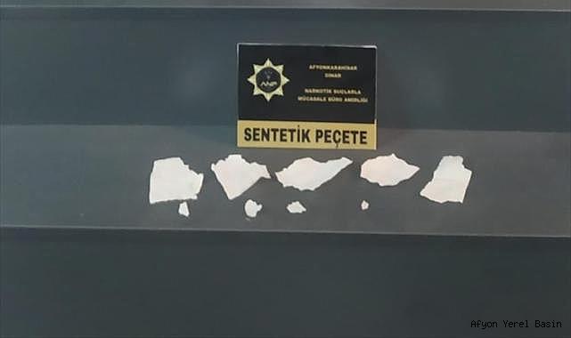 Dinar'da uyuşturucu operasyonu