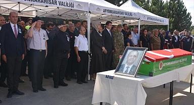 Eskişehir'deki trafik kazasında hayatını kaybeden Afyonkarahisar AFAD yetkilisi için tören düzenlendi