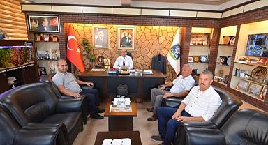 İLÇE SEÇİM KURULUNDAN BAŞKAN DR. MUSTAFA ÇÖL’E ZİYARET