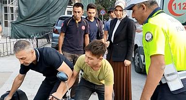 Kazayı gören Vali Hanım bakın ne yaptı?