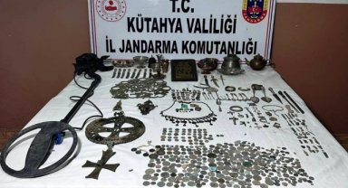 Kütahya'da 539 parça tarihi eser ele geçirildi