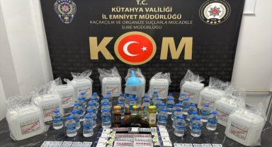 Kütahya'da sahte içki operasyonunda gözaltına alınan bir kişi tutuklandı