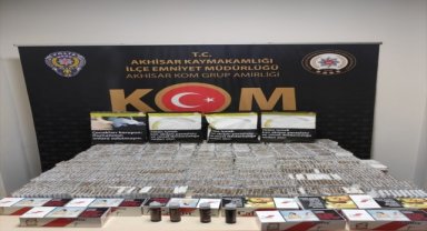 Manisa'da kaçak tütün operasyonunda 5 kişi gözaltına alındı