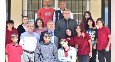 Manisa İl Emniyet Müdürü Fahri Aktaş'tan liseye ziyaret