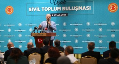 TBMM Başkanı Numan Kurtulmuş, Uşak'ta konuştu: