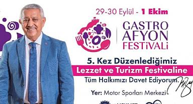 ULUSLARARASI 5. GASTRO AFYON BAŞLIYOR