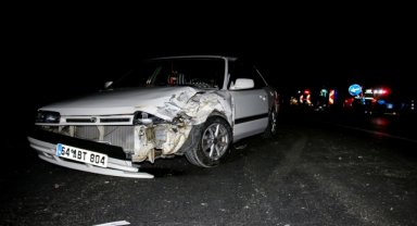 Uşak'taki trafik kazasında 2 kişi yaralandı