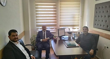 VELİ ÖZCAN'DAN FAHRETTİN AYGÜNDÜZ'E HAYIRLI OLSUN ZİYARETİ