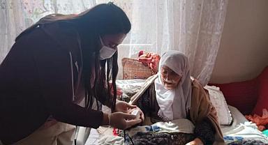 100 Yaşındaki Vatandaşlarımız ESH Ekiplerince Ziyaret Edildi