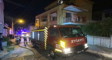 Aydın'da tüp patlamasında evde maddi hasar oluşturdu