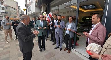 BAŞKAN DR. MUSTAFA ÇÖL İŞ YERİ AÇILIŞINA KATILDI