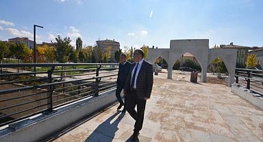 BAŞKAN DR. MUSTAFA ÇÖL MİLLET BAHÇESİNDE İNCELEMELERDE BULUNDU