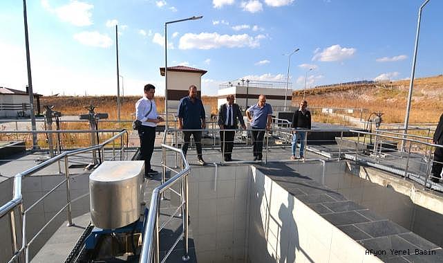 BAŞKAN DR. MUSTAFA ÇÖL YENİ SU ARITMA TESİSİNİ ZİYARET ETTİ