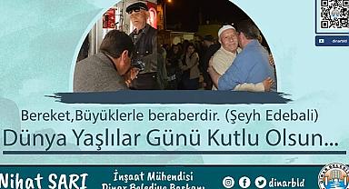 Belediye Başkanı Nihat Sarı'dan Yaşlılar Günü Mesajı