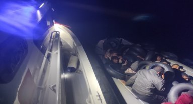 Bodrum açıklarında 53 düzensiz göçmen yakalandı