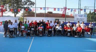 Bodrum'daki Tekerlekli Sandalye 100. Yıl Tenis Turnuvası tamamlandı